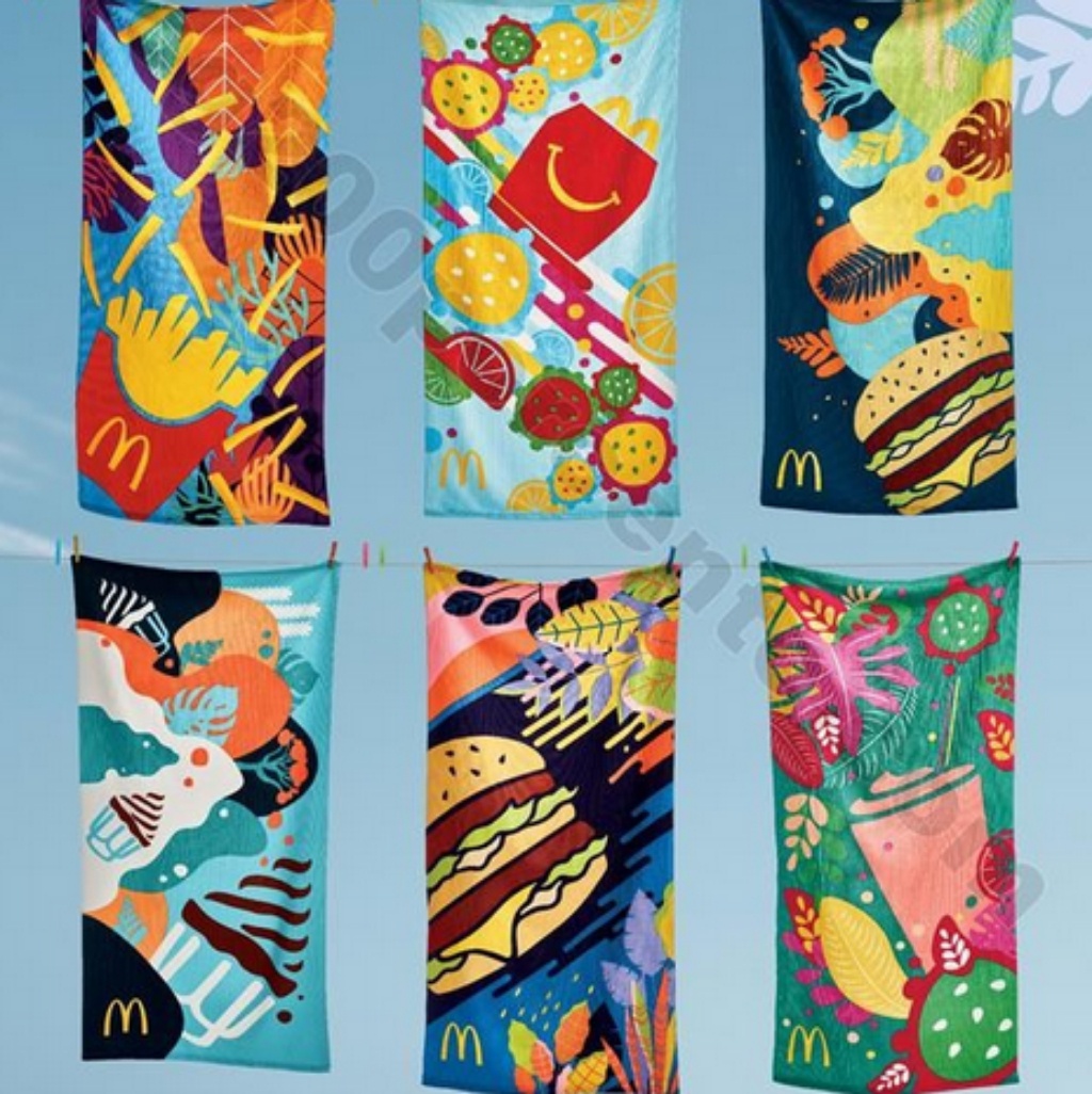 Mcdonalds Beach Towels